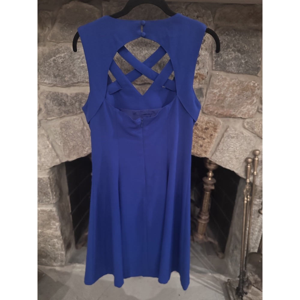 Minuet M Royal Blue Beaded Mini Homecoming Dress Sparkle Formal Cocktail HOCO - Picture 6 of 11